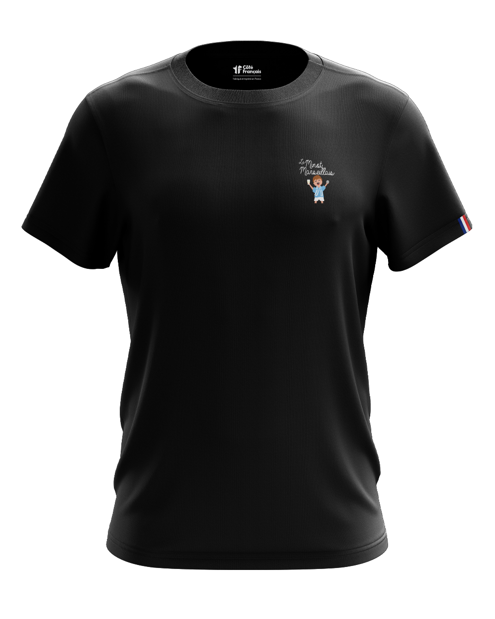 T-Shirt "Le minot Marseillais" - noir