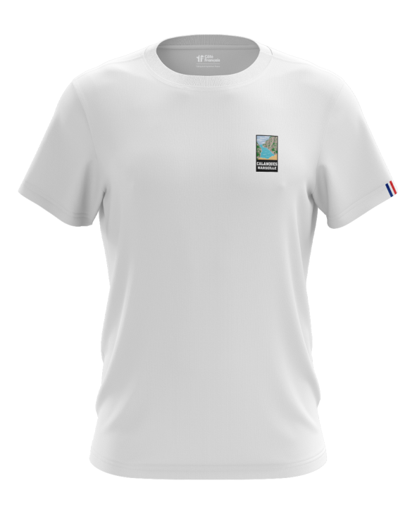 T-Shirt "Les Calanques" - blanc