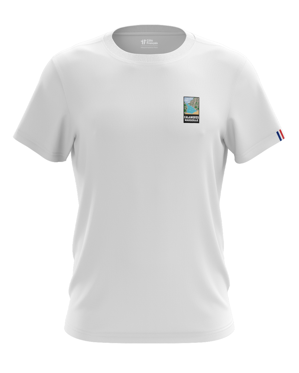 T-Shirt "Les Calanques" - blanc