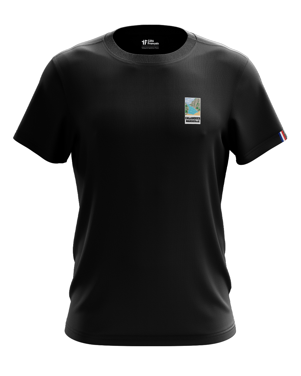 T-Shirt "Les Calanques" - noir