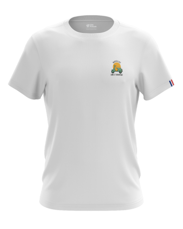 T-Shirt "Marseillais Libre & Romantique" - blanc