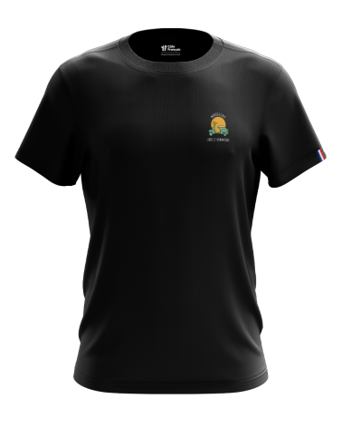 T-Shirt "Marseillais Libre & Romantique" - noir