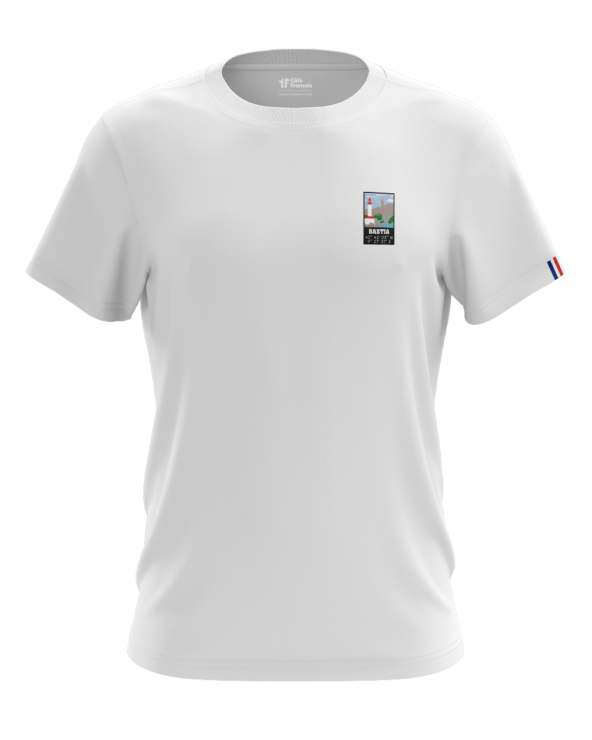 T-Shirt "Ville de Bastia" - blanc