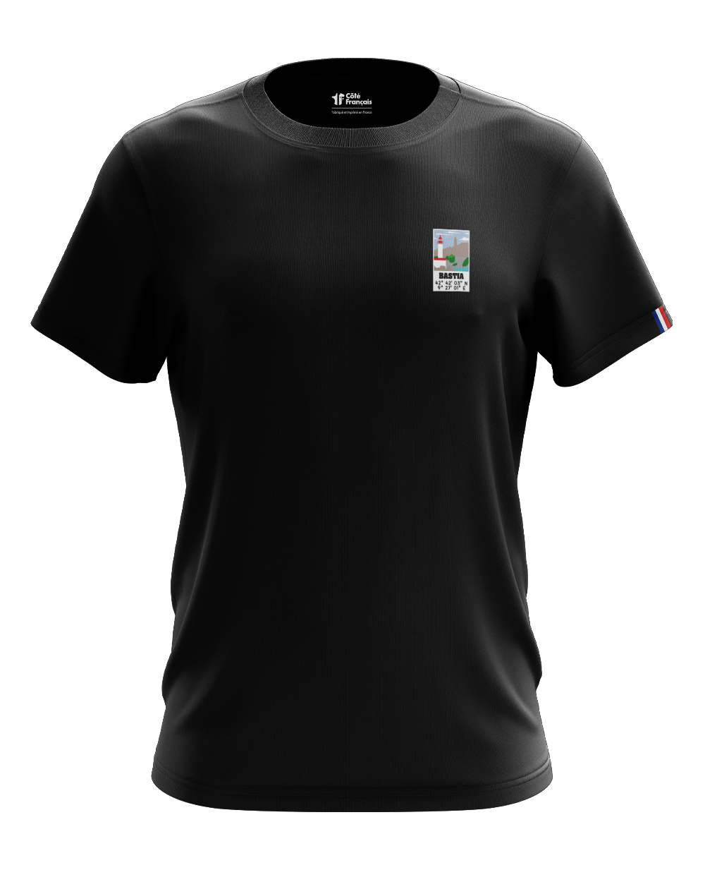 T-Shirt "Ville de Bastia" - noir