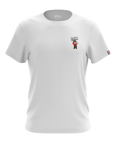 T-Shirt "Personnage Corse" - blanc