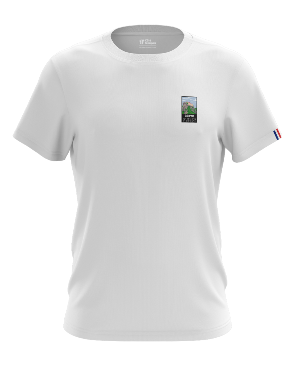 T-Shirt "Ville de Corte" - blanc