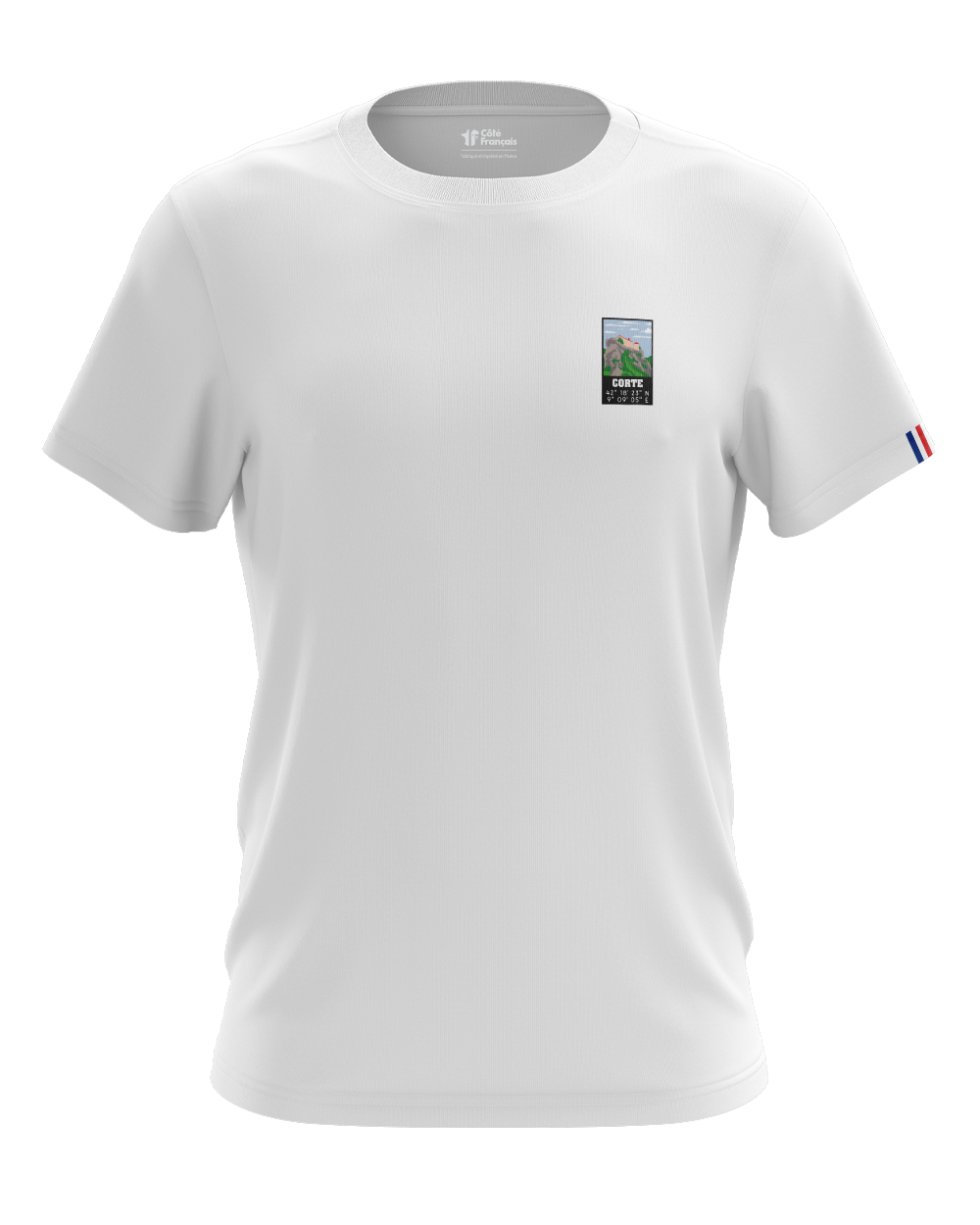 T-Shirt "Ville de Corte" - blanc