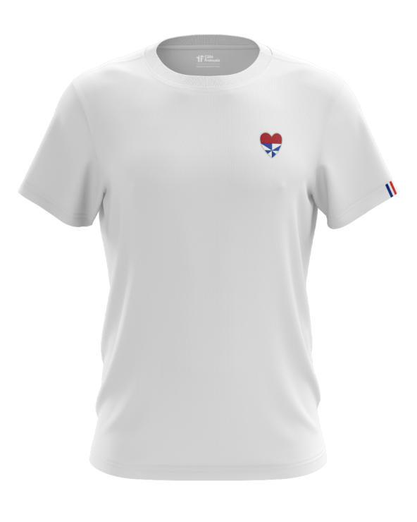 T-Shirt "Cœur 33" - blanc