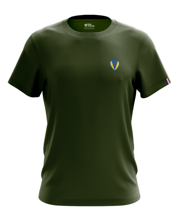 T-Shirt "Cœur 83" - kaki