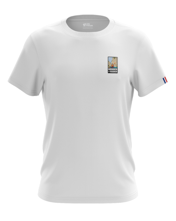 T-Shirt "Gorges du Verdon" - blanc