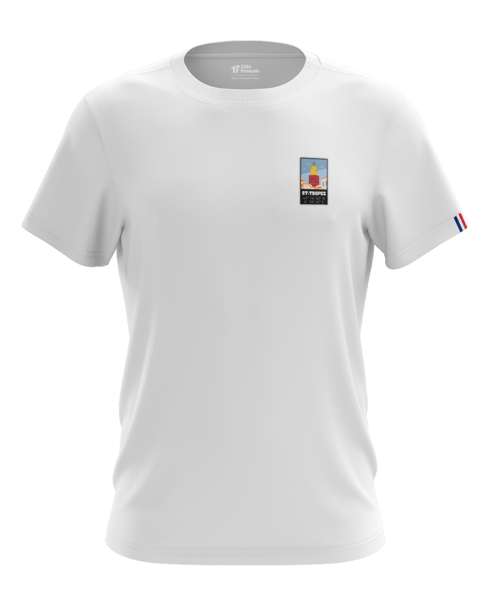 T-Shirt "ST Tropez" - blanc