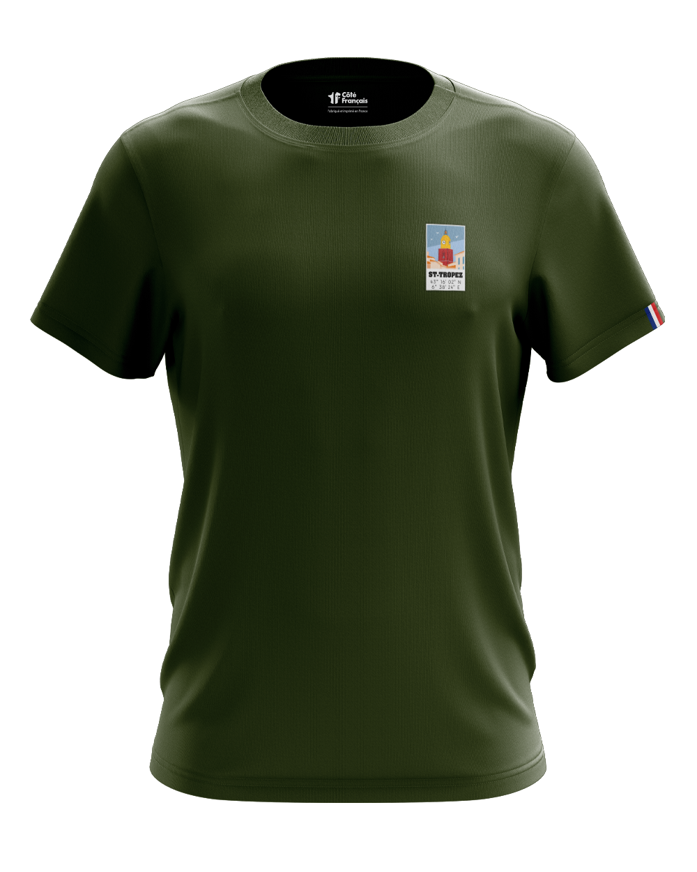 T-Shirt "ST Tropez" - kaki T-Shirt "ST Tropez" - kaki
