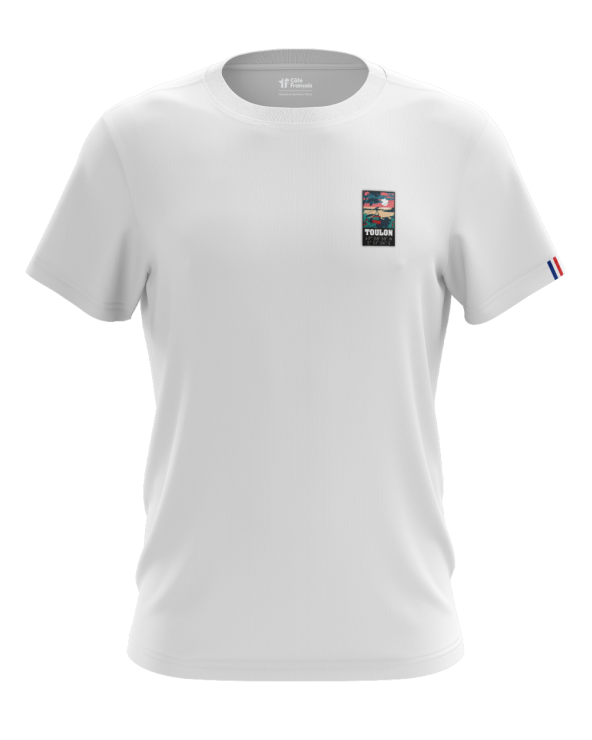 T-Shirt "Toulon" - blanc