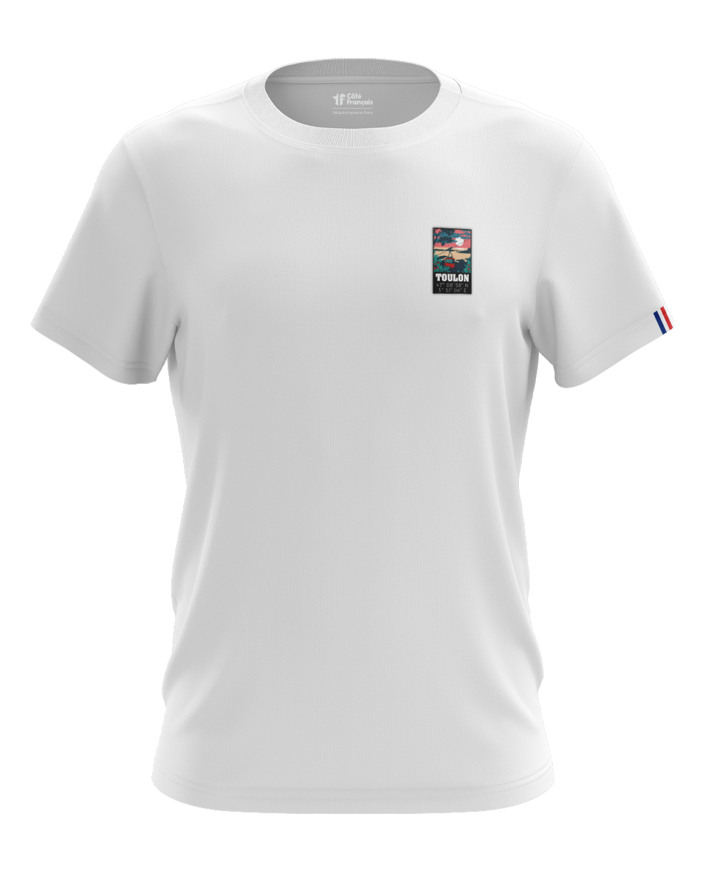 T-Shirt "Toulon" - blanc
