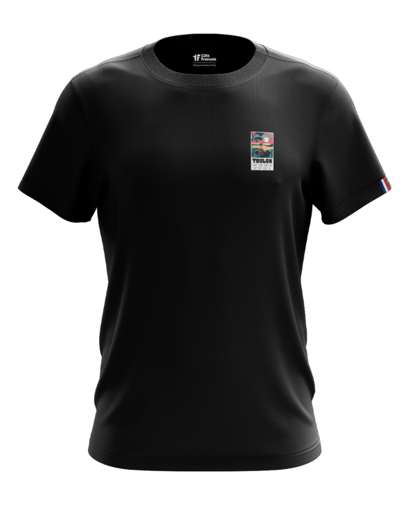 T-Shirt "Toulon" - noir