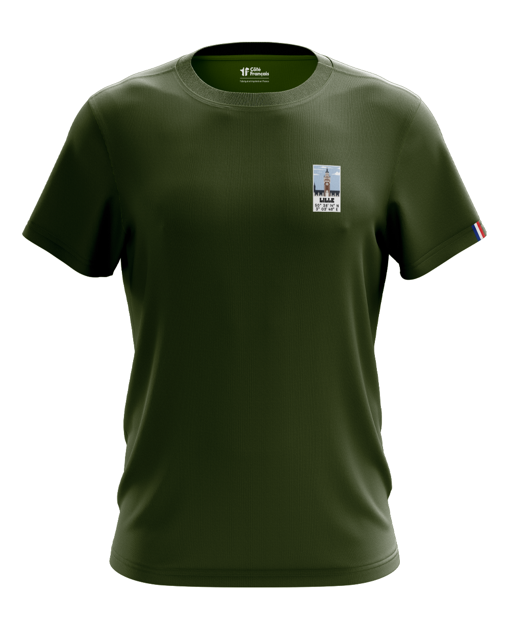 T-Shirt "Lille Beffroi" - kaki T-Shirt "Lille Beffroi" - kaki