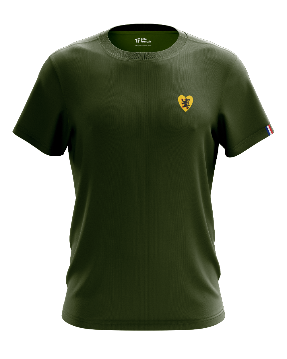 T-Shirt "Cœur 59" - kaki