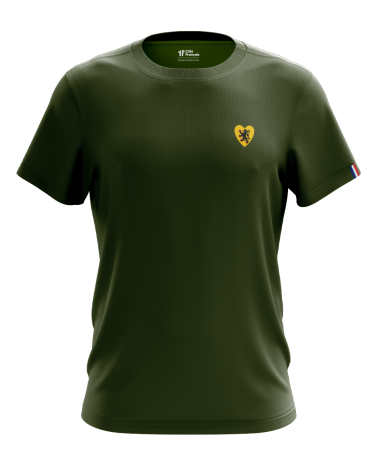 T-Shirt "Cœur 59" - kaki