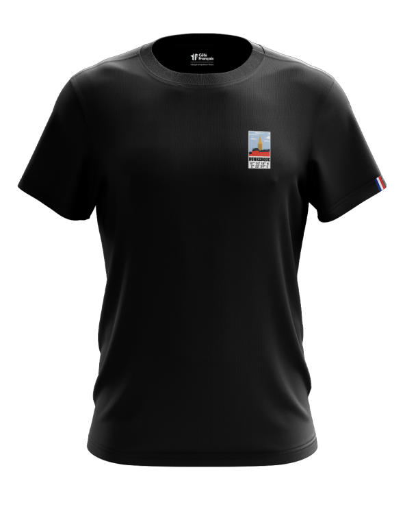 T-Shirt "Dunkerque"- noir