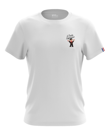 T-Shirt "Personnage Lyonnais" - blanc