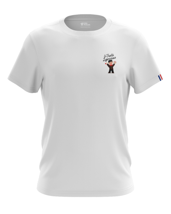 T-Shirt "Personnage Lyonnais" - blanc