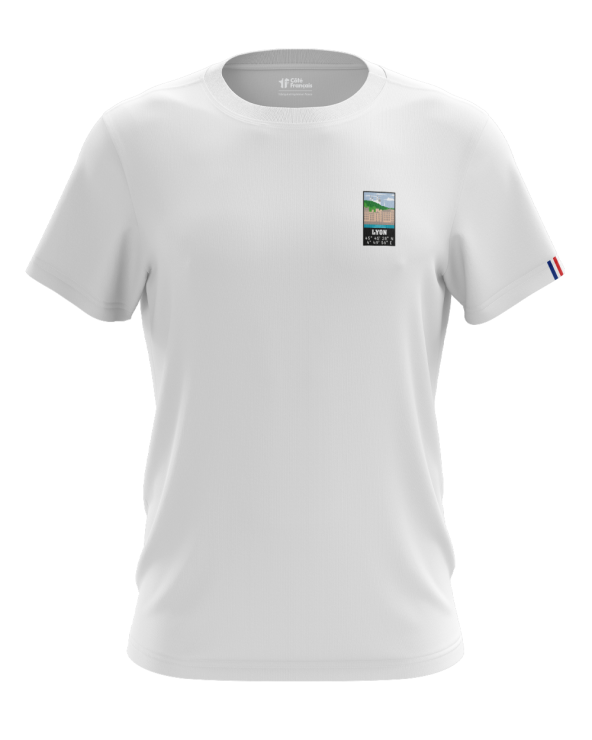 T-Shirt "Ville de Lyon" - blanc