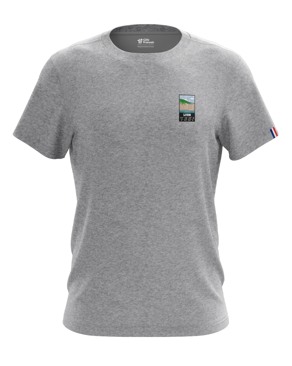 T-Shirt "Ville de Lyon" - gris