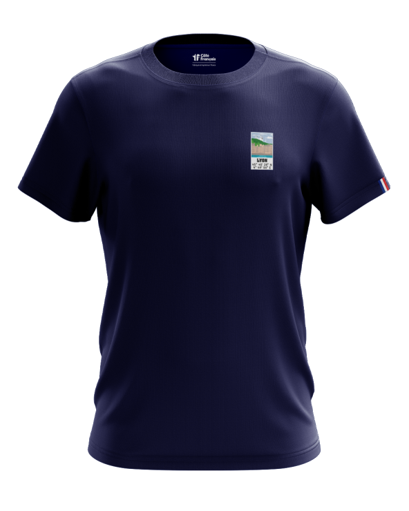 T-Shirt "Ville de Lyon" - bleu marine