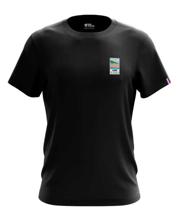 T-Shirt "Ville de Lyon" - noir