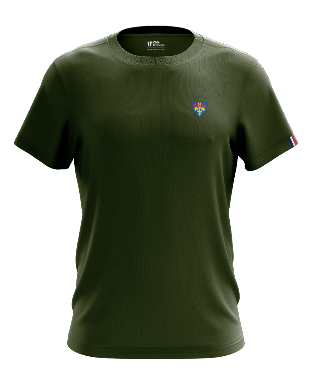 T-Shirt "Cœur 62" - kaki