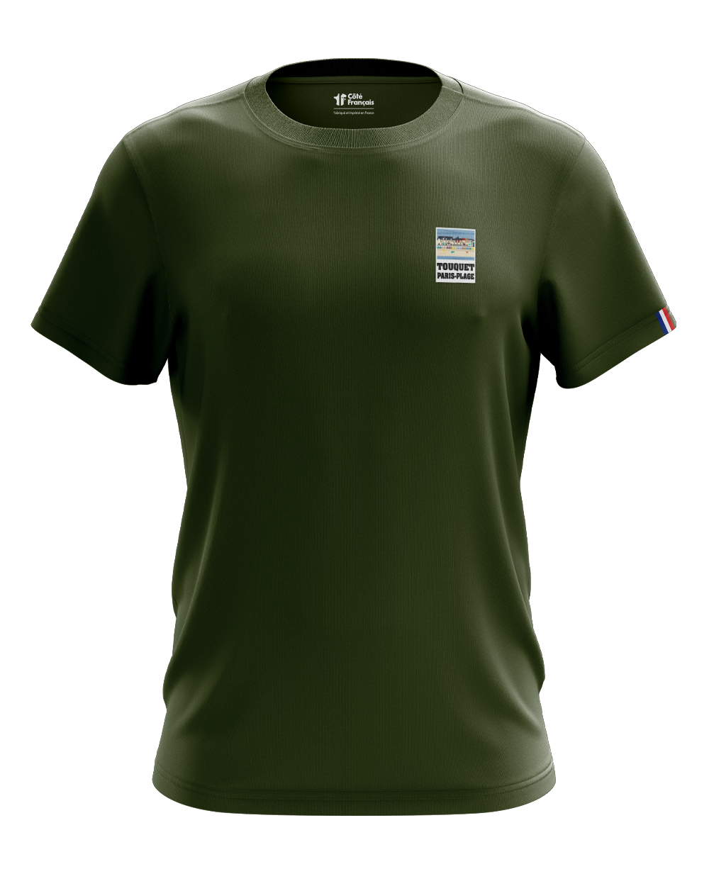 T-Shirt "Touquet paris - plage" - kaki T-Shirt "Touquet paris - plage" - kaki