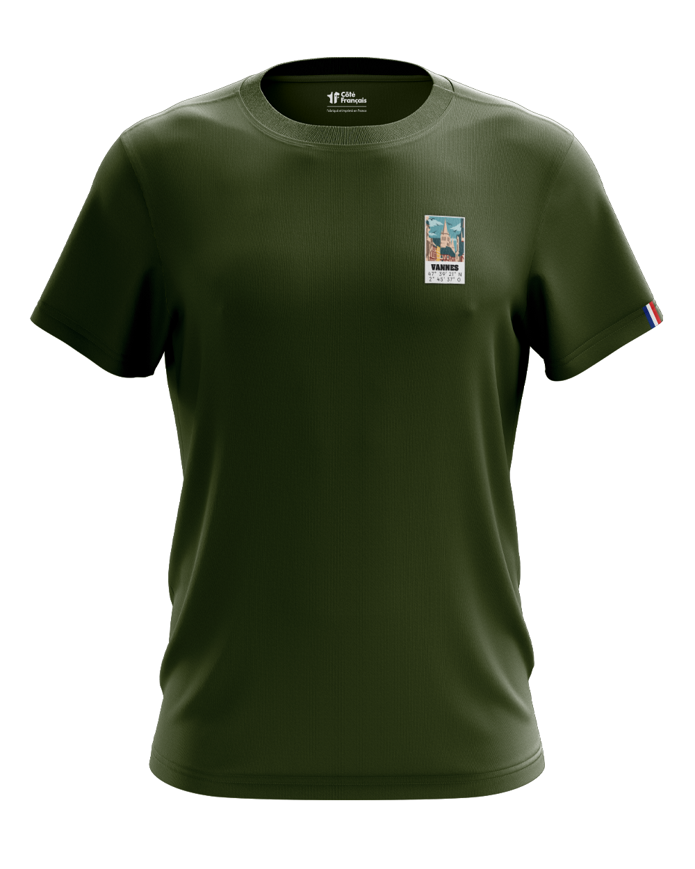T-Shirt "Ville de Vannes" - kaki T-Shirt "Ville de Vannes" - kaki