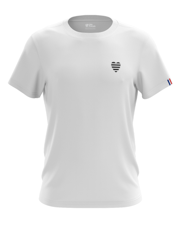 T-Shirt "Coeur Breton" - blanc