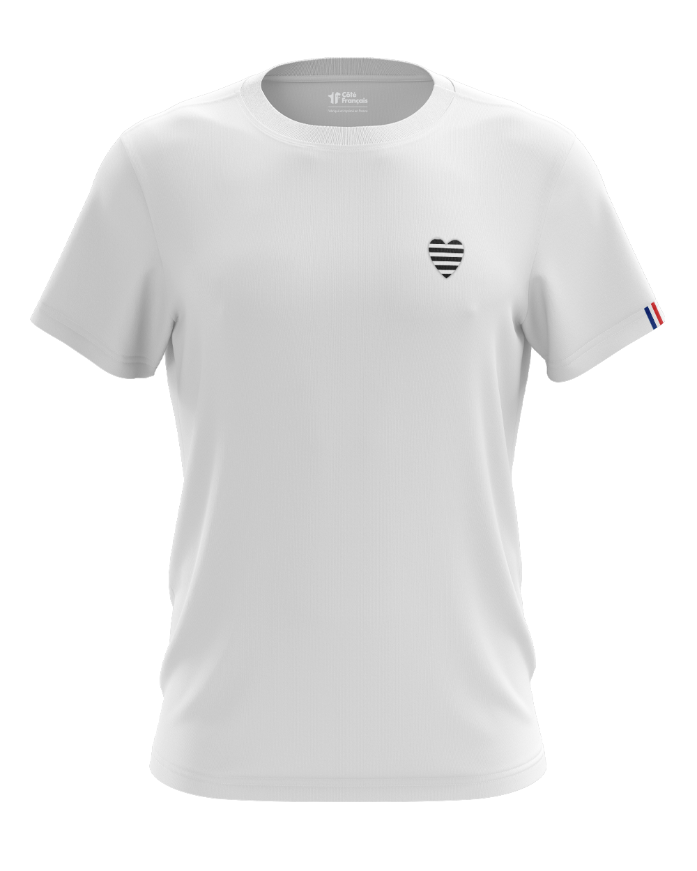 T-Shirt "Coeur Breton" - blanc