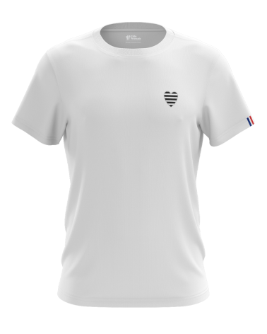 T-Shirt "Coeur Breton" - blanc