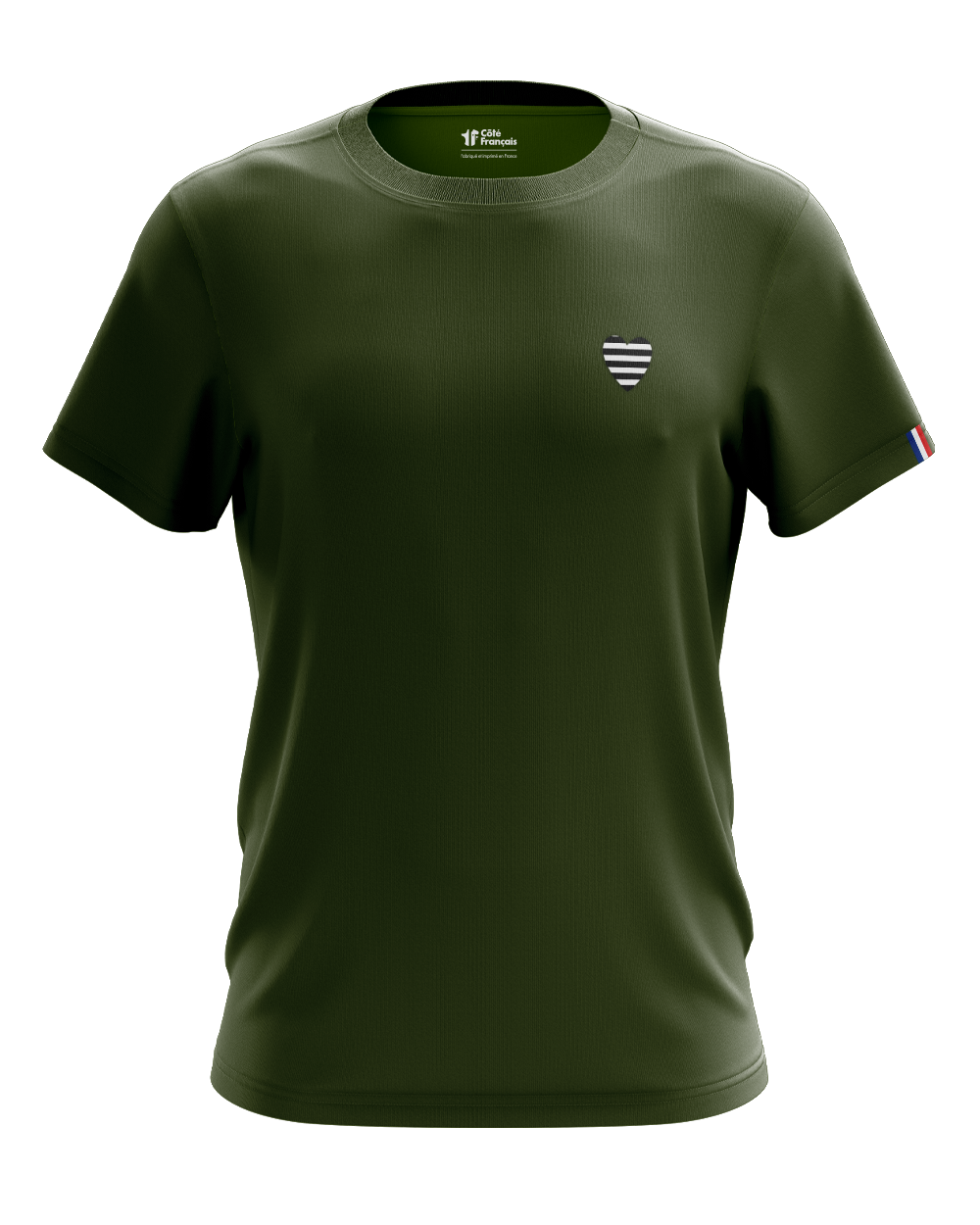 T-Shirt "Coeur Breton" - kaki T-Shirt "Coeur Breton" - kaki