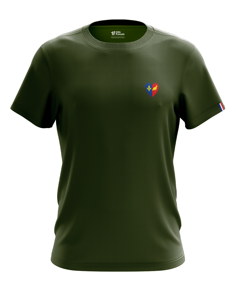 T-Shirt "Coeur 17" - kaki T-Shirt "Coeur 17" - kaki
