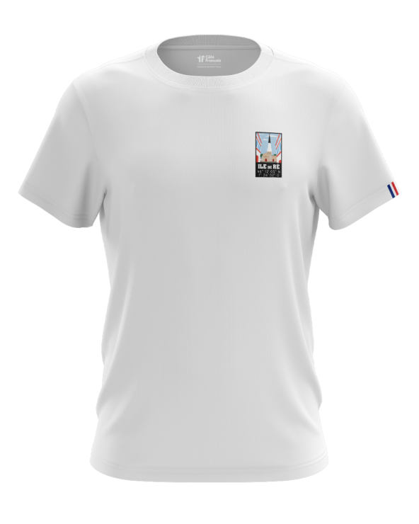 T-Shirt "Ile de Ré" - blanc
