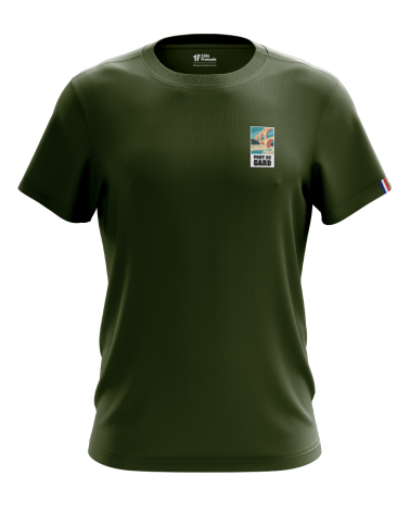 T-Shirt "Pont du Gard" - kaki