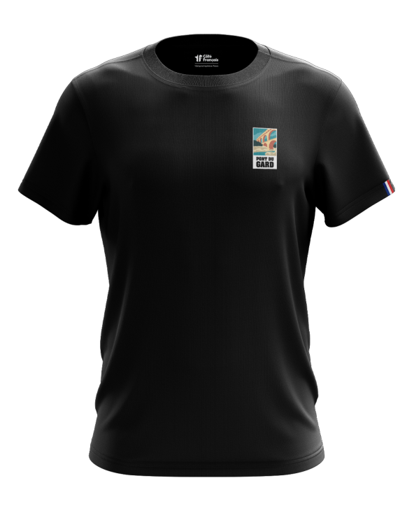T-Shirt "Pont du Gard" - noir
