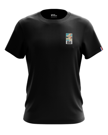 T-Shirt "Pont du Gard" - noir