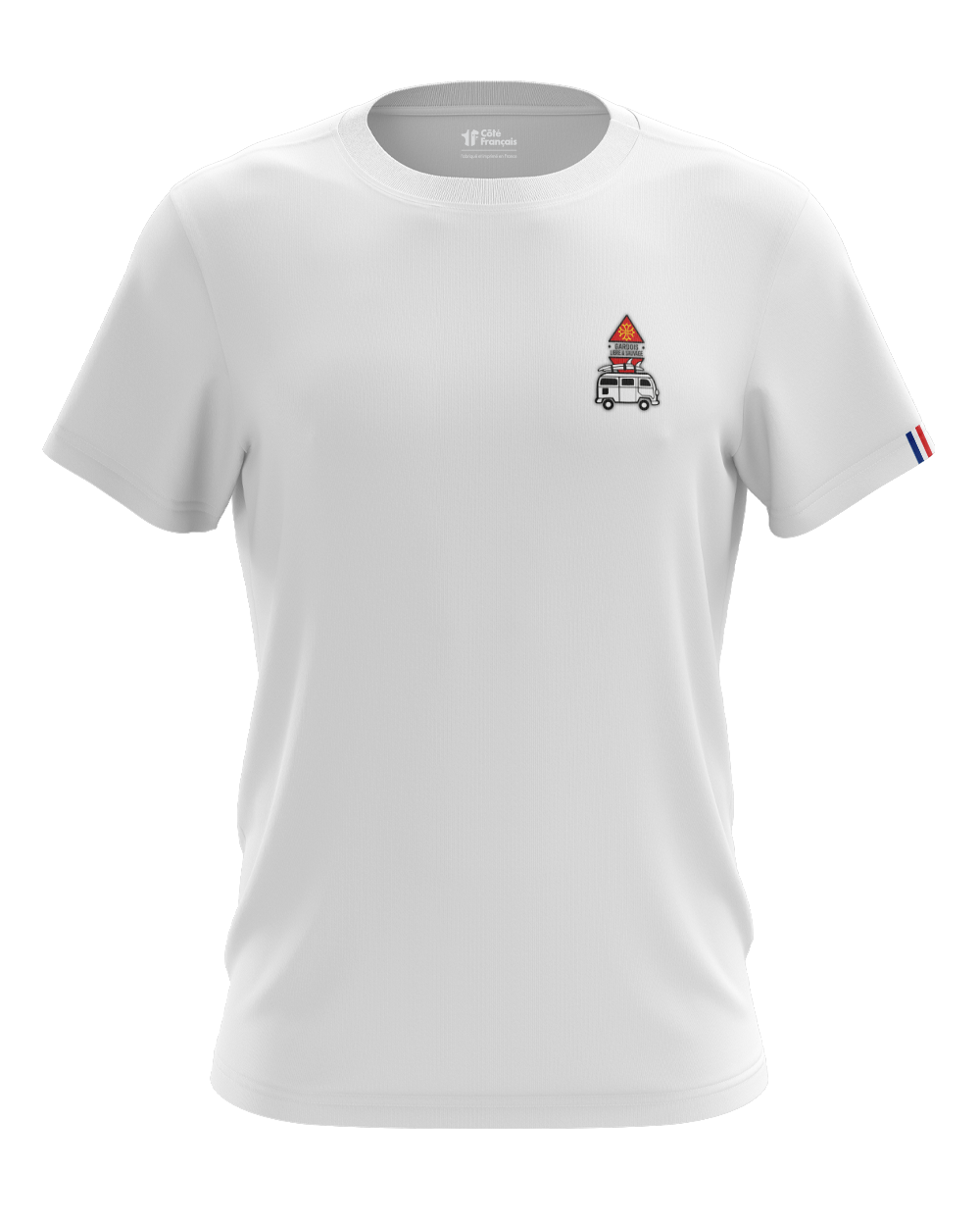 T-Shirt "Van Gardois Libre et Sauvage" - blanc