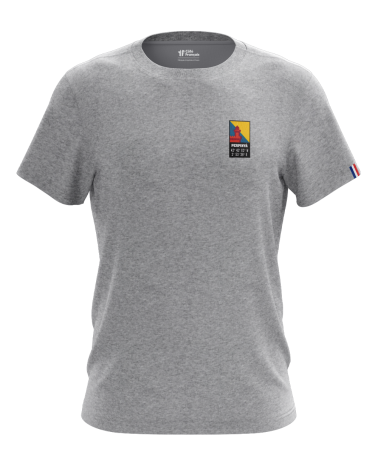 t-shirt Castillet - gris chiné