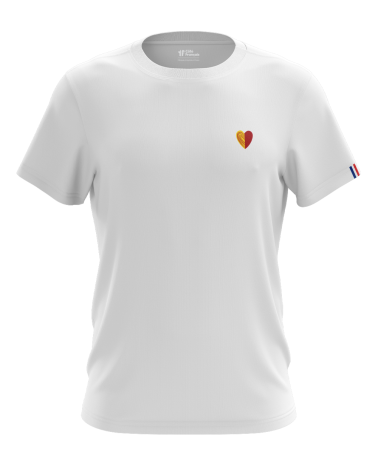 T-shirt coeur blanc
