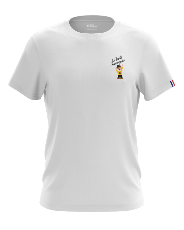 T-Shirt "Fierté Auvergnate" - blanc
