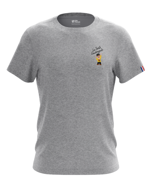 T-Shirt "Fierté Auvergnate" - gris chiné