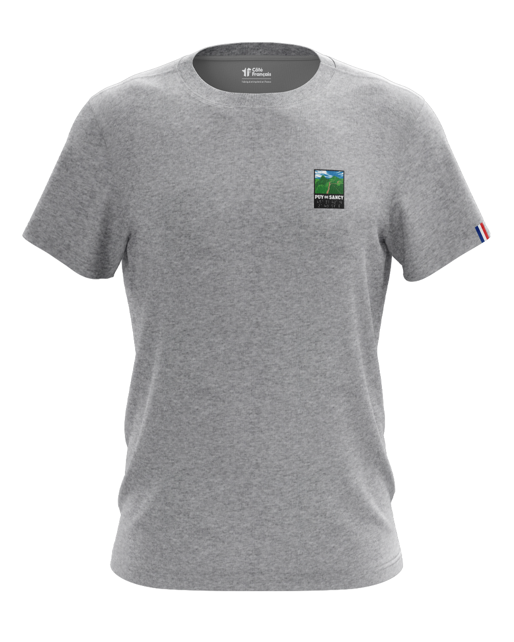 T-Shirt "Puy de Sancy" - gris chiné
