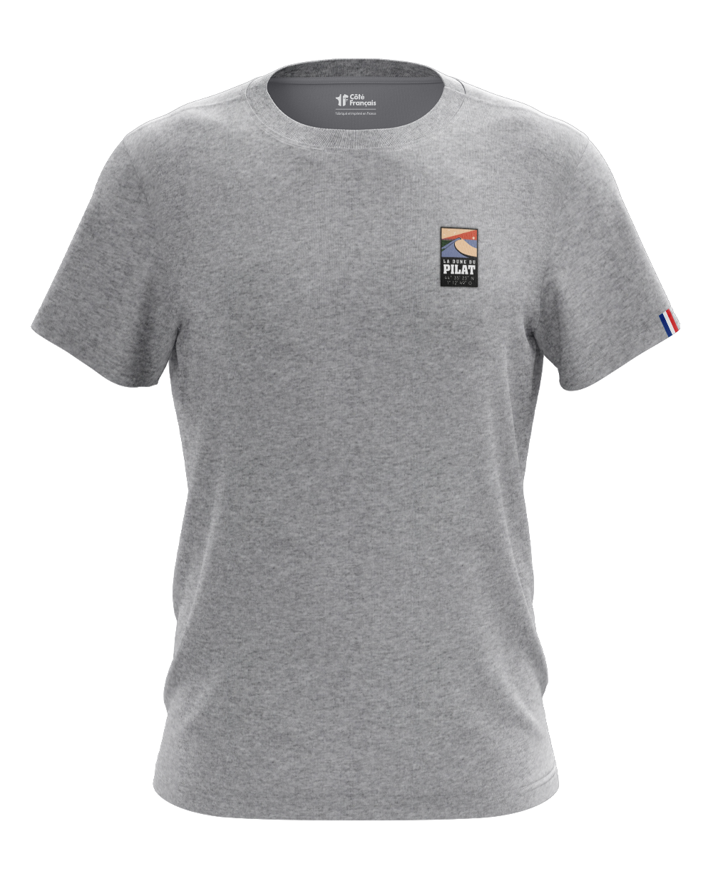 T-Shirt "Dune du pilat" - gris chiné