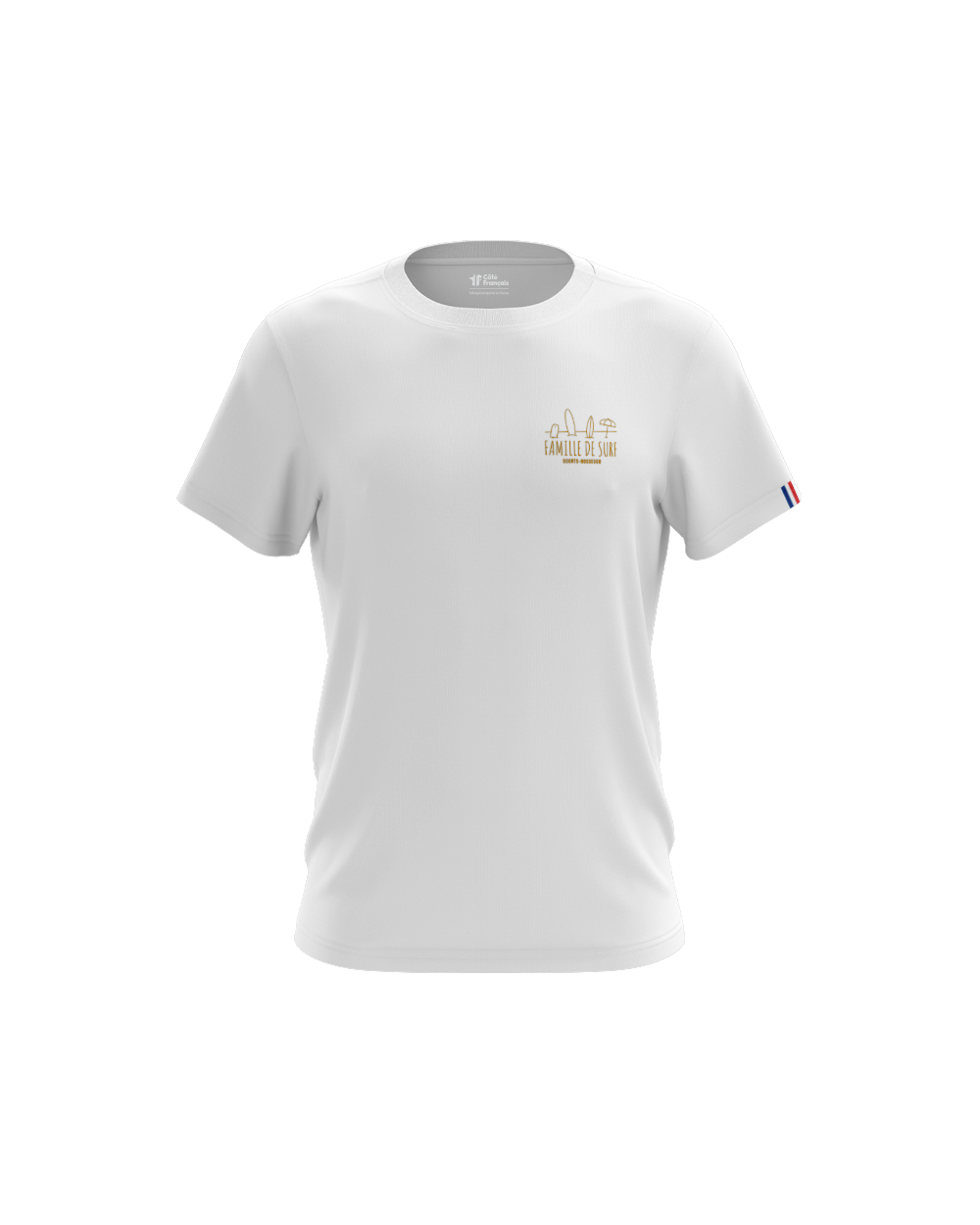 T-Shirt "Famille de surf" - blanc