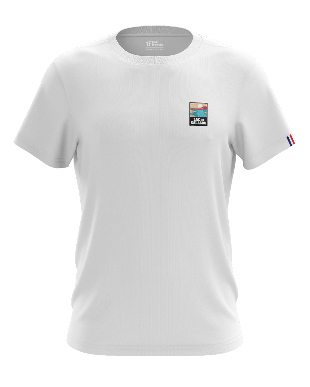 T-Shirt "Lac du Salagou" - blanc